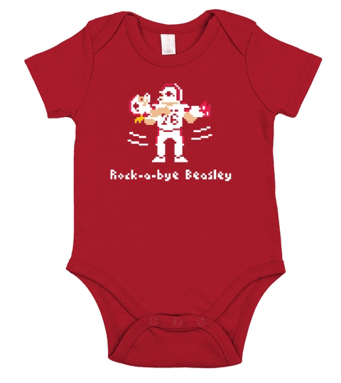 rock a bye beasley Short Sleeve Baby One-Piece