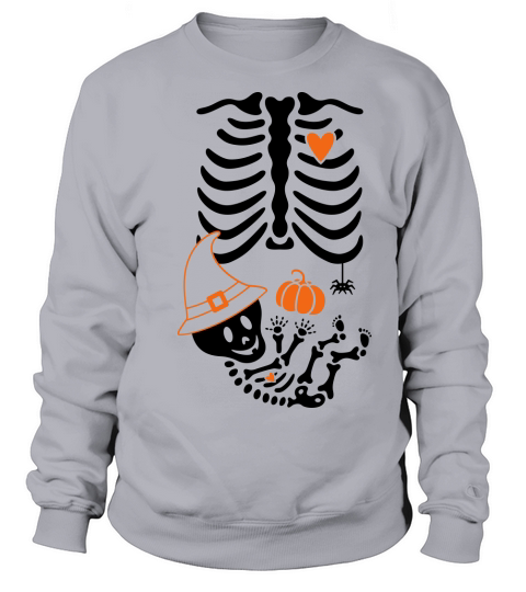 Witch Maternity Skeleton Women's Sweatshirt