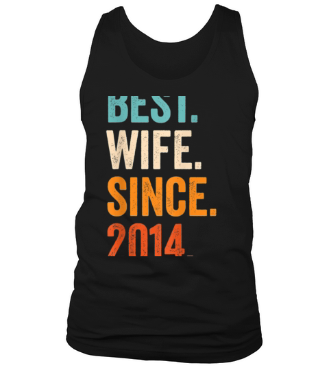 Best Wife Since 2014 7th wedding anniversary 951 Men's Tank Top