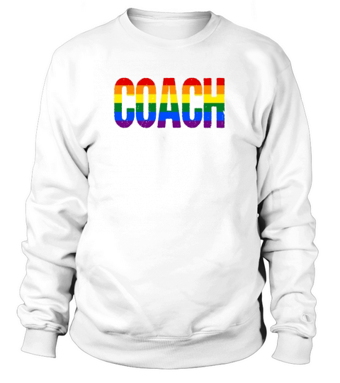 Gay Pride Coach Rainbow Flag Jobs 2020 Sweatshirt Unisex