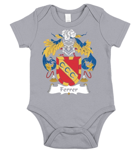 Ferrer Family Crest Spanish Family Crests Short Sleeve Baby One-Piece