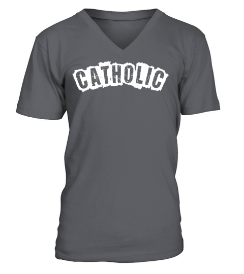 413 Christian Catholic design religion Cross gift Men's V-Neck T-shirt