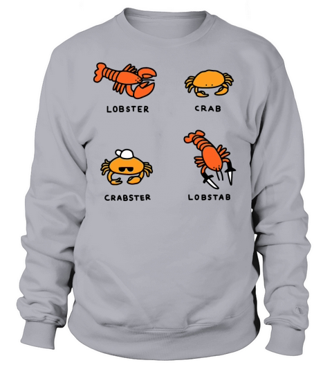 Lobster Crab Funny Illutrator Sea Women's Sweatshirt