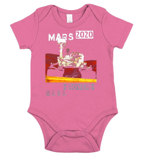 NASA SPACE Mars 2020 Rover New T-shirt Short Sleeve Baby One-Piece