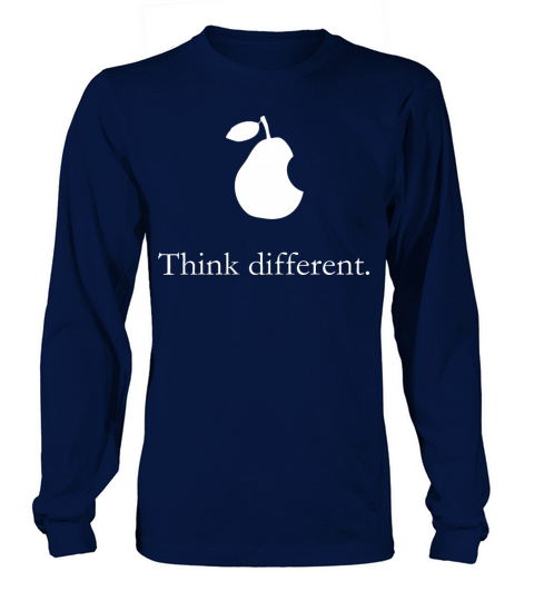 Apple Parody Pear Think different Women's Long Sleeve
