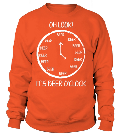 OH Look its beer o clock t-shirts Women's Sweatshirt