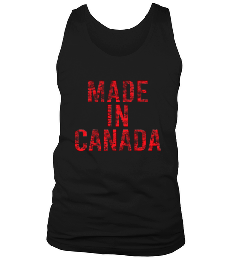 Canada flag vintage Men's Tank Top