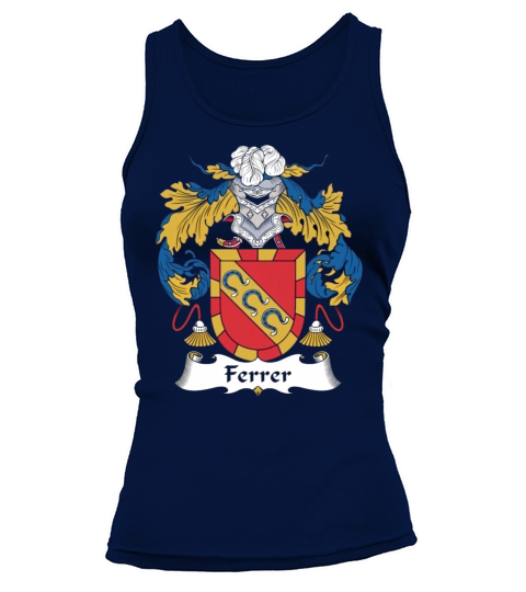 Ferrer Family Crest Spanish Family Crests Tank top Woman