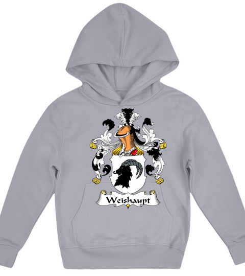 Weishaupt Family Crest German Family Crests Kids Hoodie