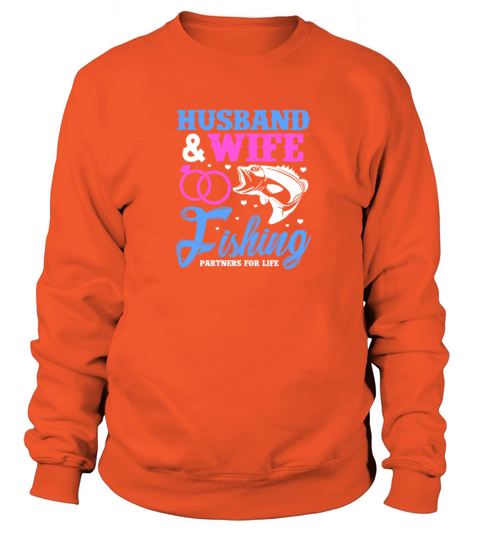 Husband & Wife Fishing Partners For Life Women's Sweatshirt