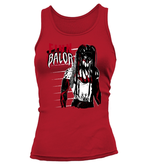 Wrestling WWE Finn Balor Black and Red Tank top Woman