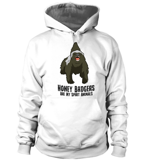 badgers Are My Spirit Animals Cute Badger Women's Hoodie