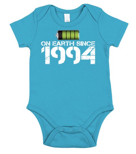 on earth since 1994 Short Sleeve Baby One-Piece
