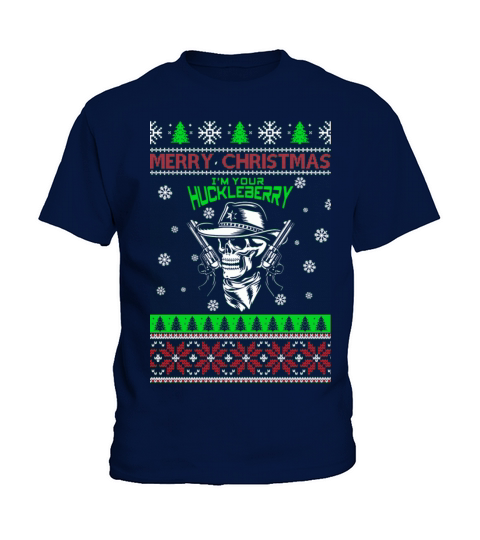 Huckleberry - Awesome christmas sweater for cowboy Kids T-Shirt