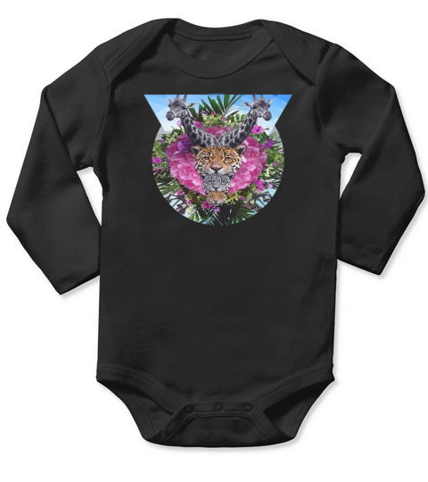 Tiger X Giraffe Long Sleeve Baby One-Piece