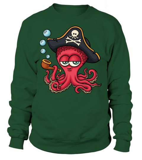 Octopus Pirate Captain Women's Sweatshirt