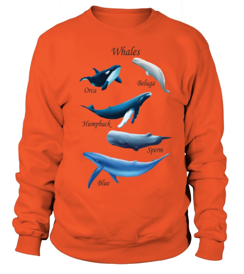 whale t-shirt Women's Sweatshirt
