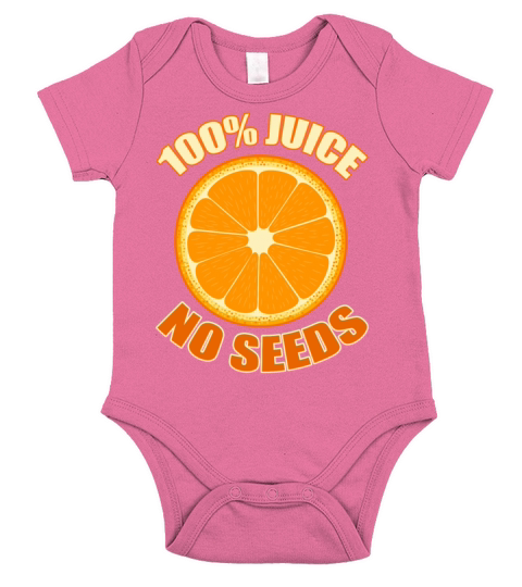 Funny Orange Vasectomy Lover Gifts Short Sleeve Baby One-Piece