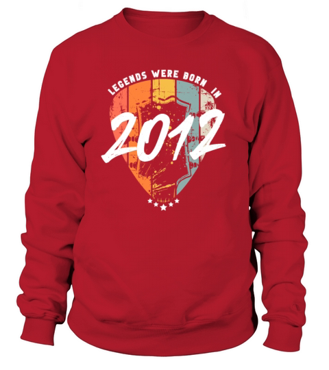 2012 Birthday Guitar Guitarist Women's Sweatshirt