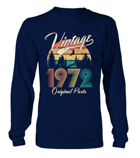Vintage 1972 - 50 years old - 50th birthday gift Women's Long Sleeve