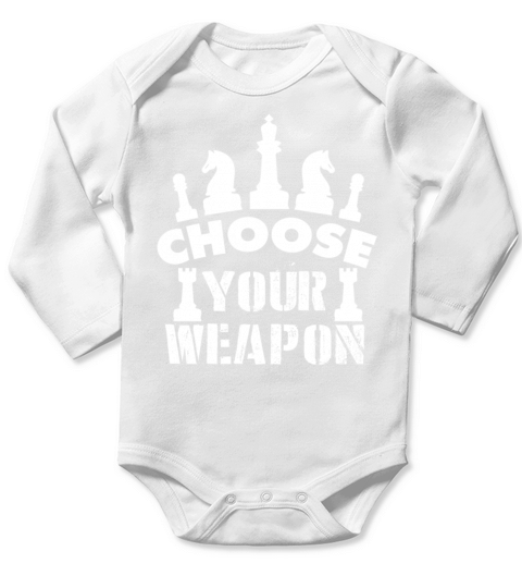 Chess Long Sleeve Baby One-Piece