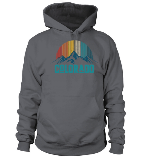 Colorado Vintage Mountains Women's Hoodie