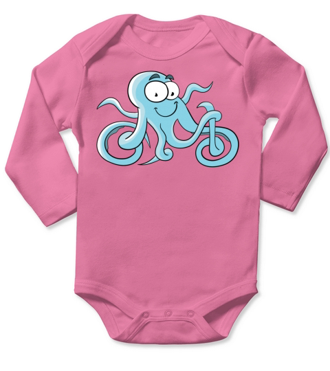 Octopus Long Sleeve Baby One-Piece