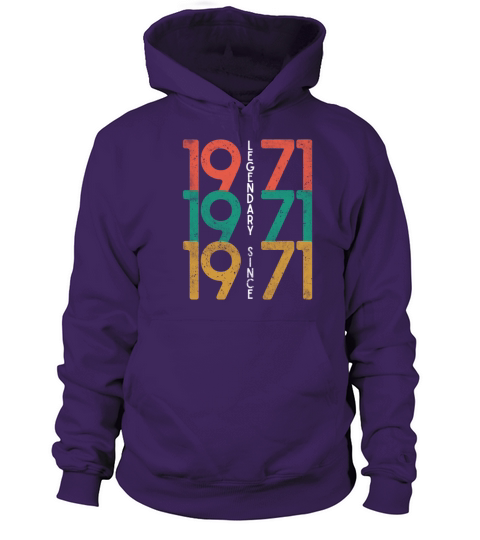 Legendary Since 1971 Born 50 Years Women's Hoodie