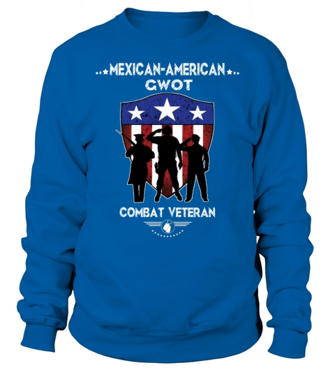 mexican american gwot combat veteran Men's Sweatshirt