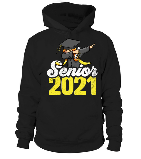 Senior Class Of 2021 Gift Graduation Dabbing Men's Hoodie