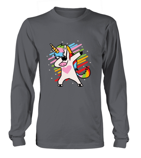 Dabbing Unicorn Dab Gift Men's Long Sleeve