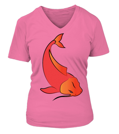 KOI FISH Women's V-Neck T-shirt