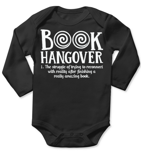 Book Lover Reading Bookworm Gift Idea Long Sleeve Baby One-Piece