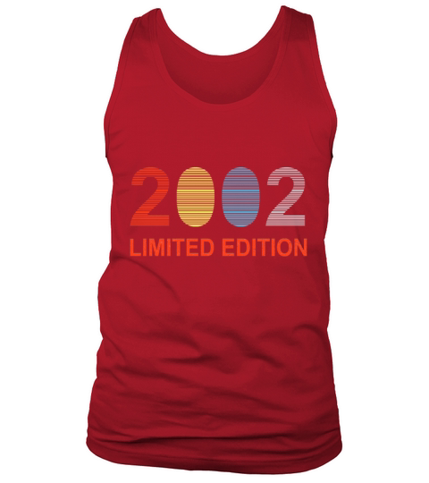 18th birthday 18 years man woman vintage 2002 gift Men's Tank Top