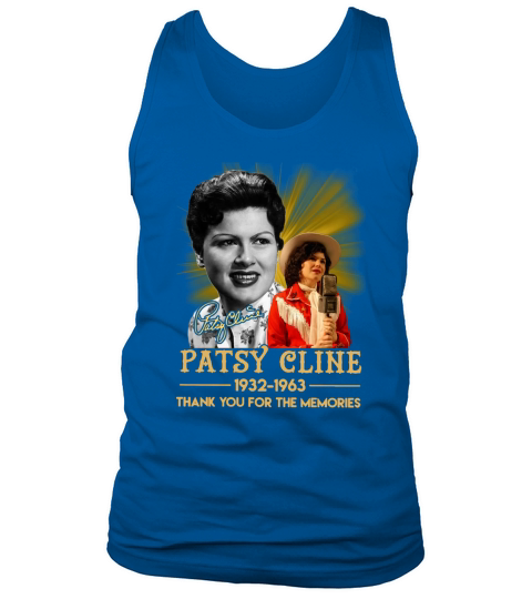 Patsy Cline 1932 1963 thank you for the memories signature Tank Top Unisex