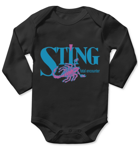 Aew Sting Scorpio Fatal Encounter Long Sleeve Baby One-Piece