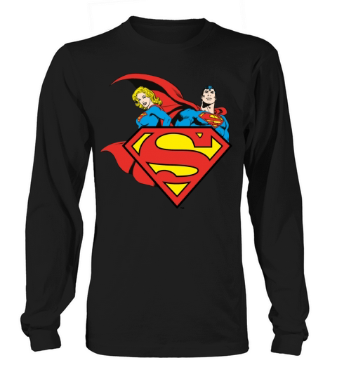 DC Comics Originals Supergirl And Superman Women's Long Sleeve