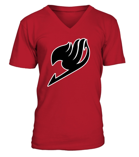Fairy Tail Anime Guild Logo T-Shirt Hoodies Men's V-Neck T-shirt
