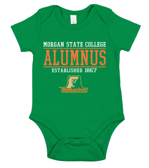 Morgan State college  Alumnus established 1867 Short Sleeve Baby One-Piece