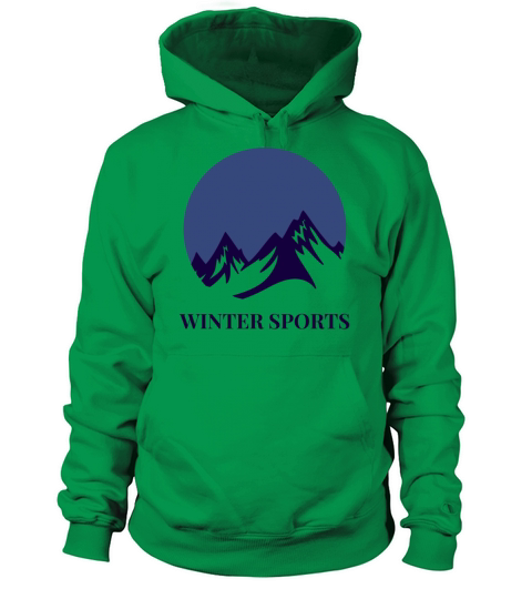 Winter winter sports mountains mountain sport gift Women's Hoodie