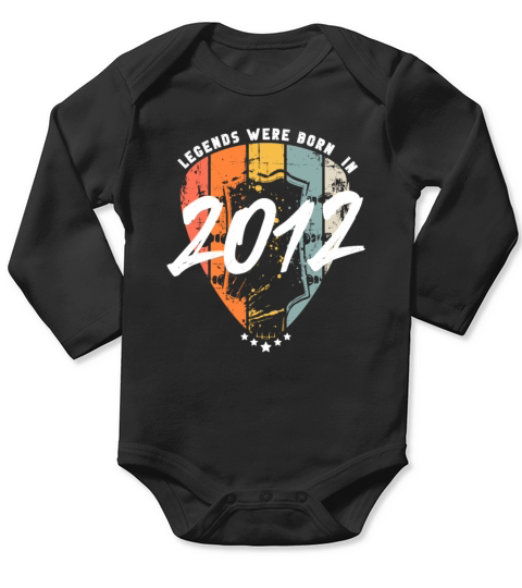 2012 Birthday Guitar Guitarist Long Sleeve Baby One-Piece
