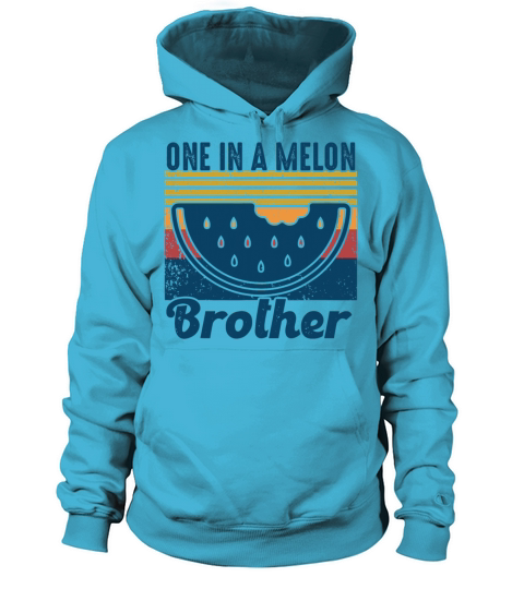 Family summer Watermelon Vintage One In A Melon Women's Hoodie