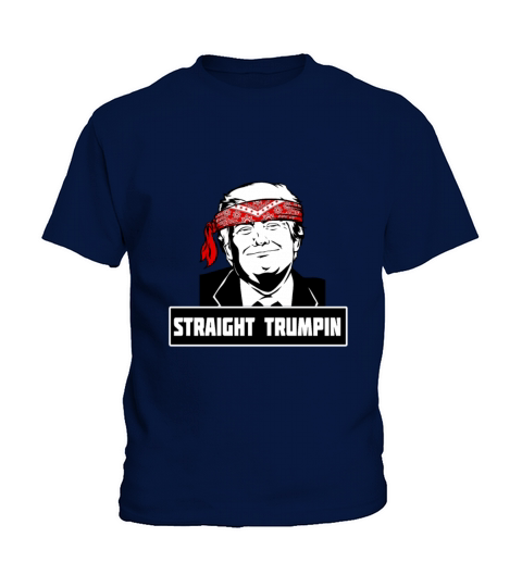 Straight Trumpin Funny President Rap Hip-Hop Gift Kids T-Shirt