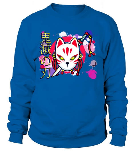 Japonais Fox Mask Splash Art Women's Sweatshirt