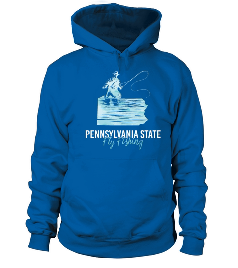 Pennsylvania State Fly Fishing Outdoor Sport Hobby Women's Hoodie