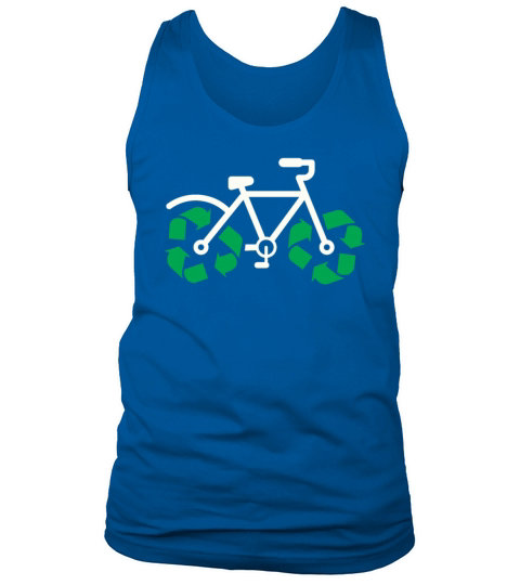Recycle bicycle funny recycling trash pro Men's Tank Top
