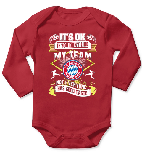 Bayern Munich Long Sleeve Baby One-Piece