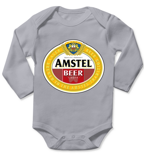Amstel Beer - Unisex Long Sleeve Long Sleeve Baby One-Piece