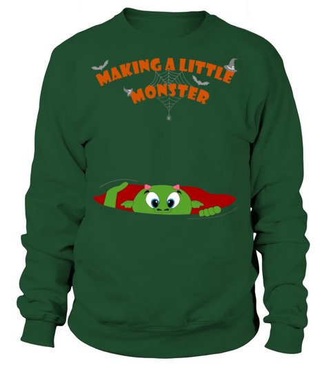 little monster funny halloween maternity costume Women's Sweatshirt