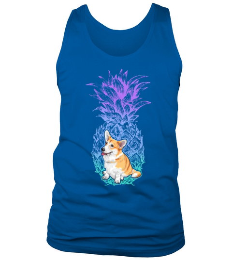 Pineapple Corgi Shirt Best Birthday Gift For Men's Tank Top